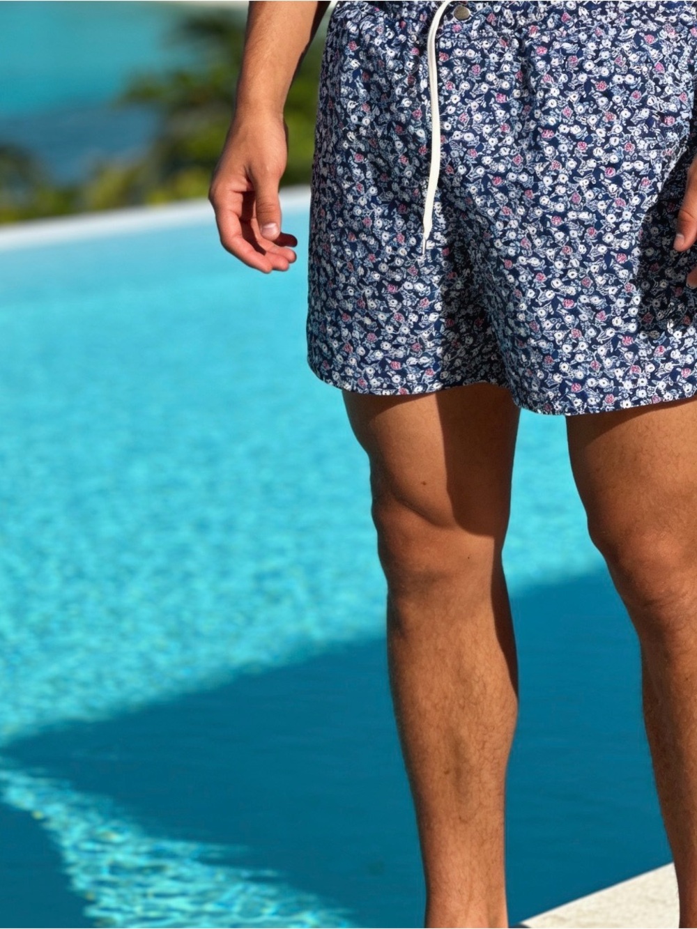 Bonobos Blue Floral Hybrid Shorts
